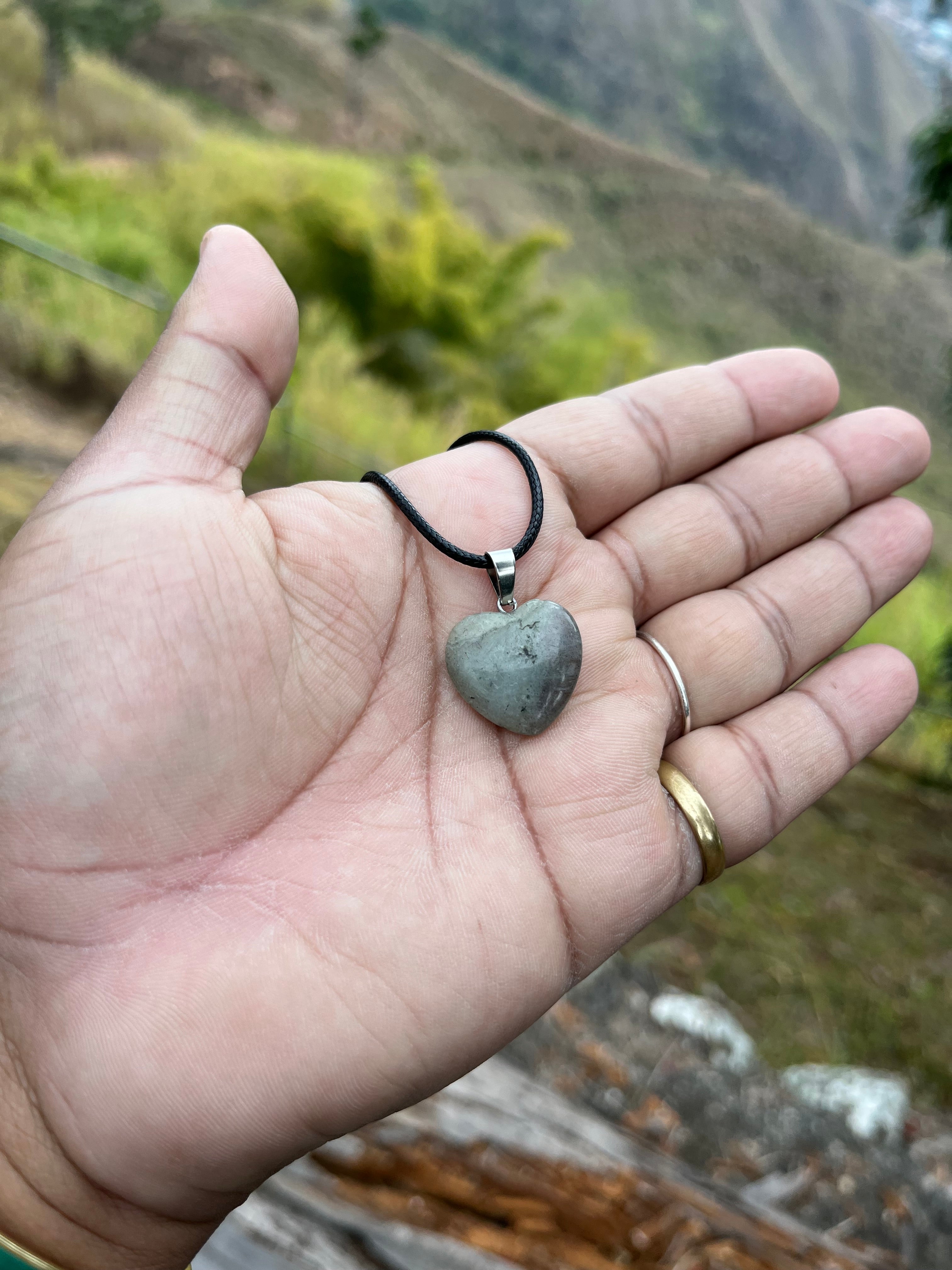 Corazón labradorita