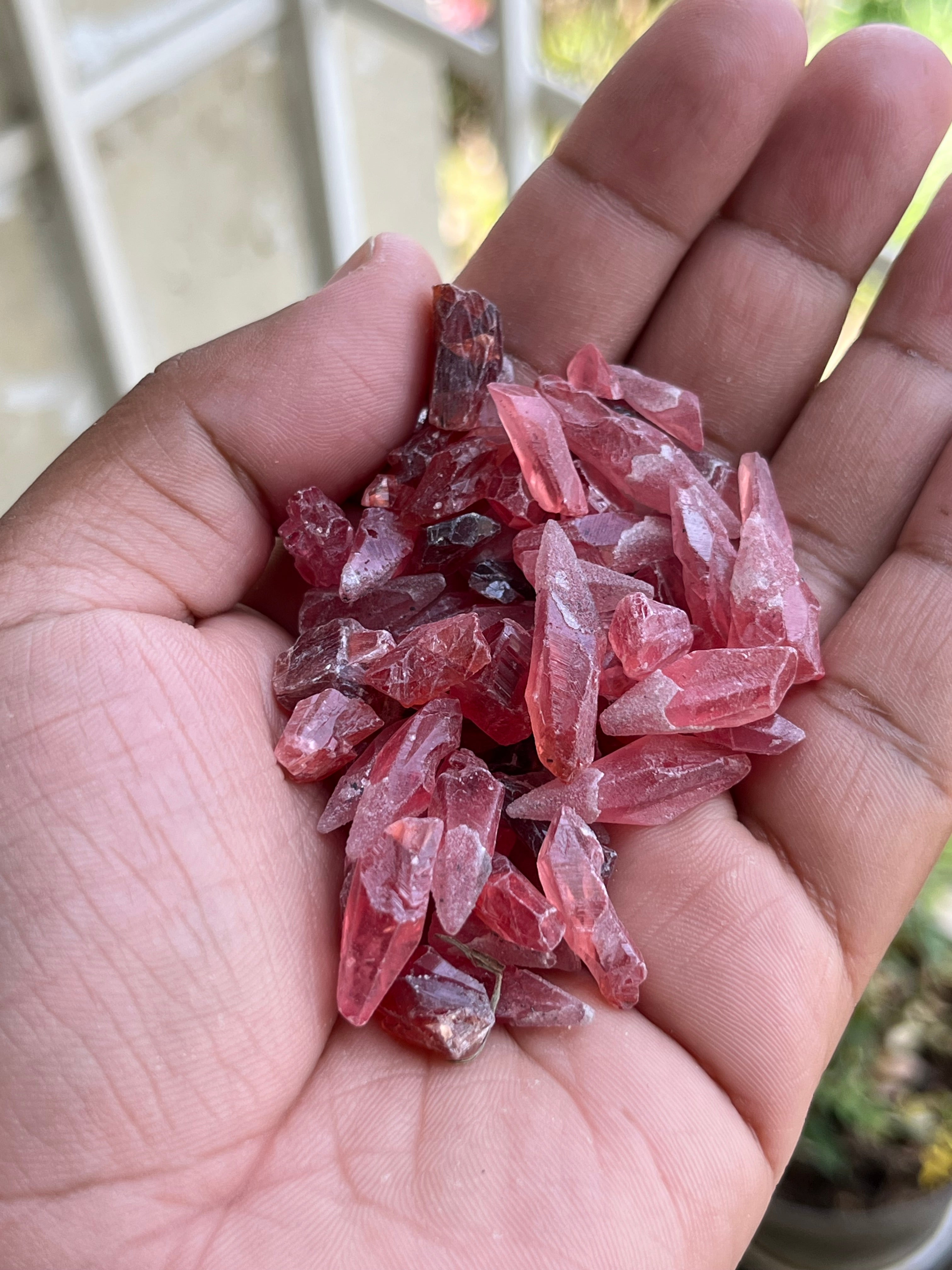 Cristales de Rodocrosita