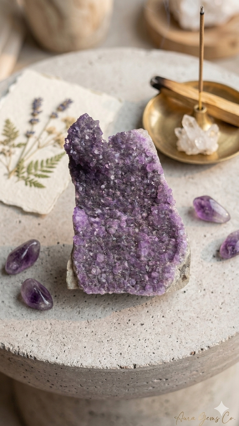 Geoda de amatista uruguaya